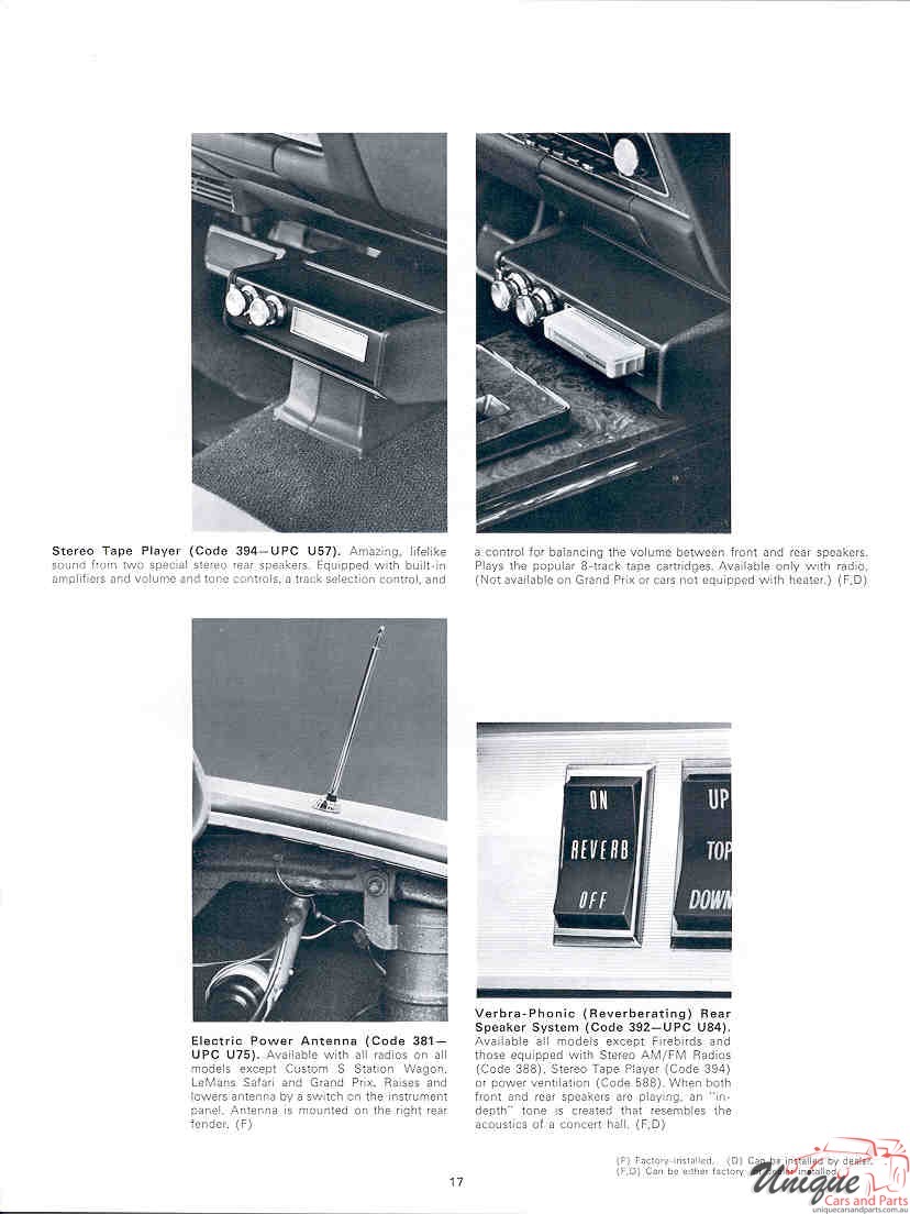 1969 Pontiac Accessories Brochure Page 18